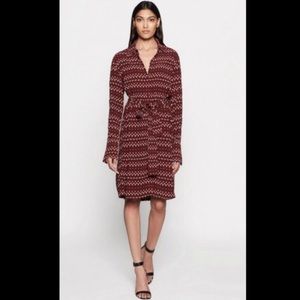 Equipment Chansette Shirt Dress Tawny Port Multi